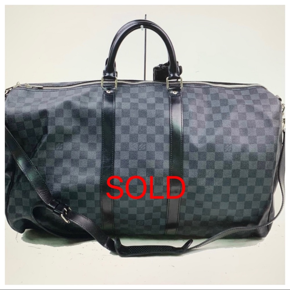 Louis Vuitton Damier Graphite Keepall Duffle 55